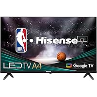 Hisense 32A4H - 32 inch Smart 1080P Full HD Android TV with DTS Virtual X, Game & Sports Modes, Chromecast Built-in, Alexa Co