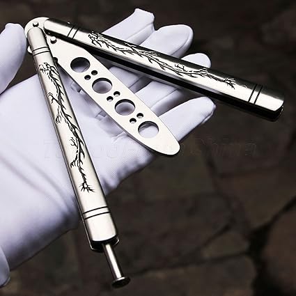 Amazon 高品質noネジ練習バタフライナイフバタフライナイフトレーナーツール シース Kitchen Tools Gadgets 中華包丁 通販