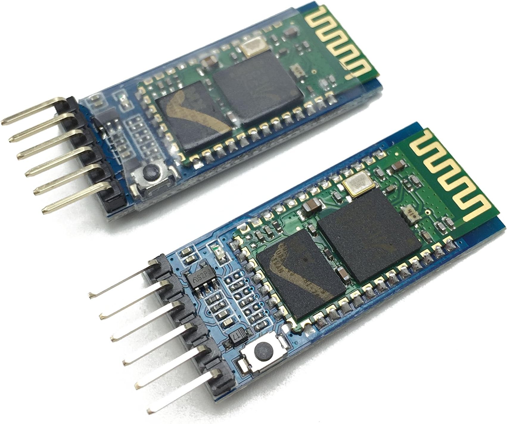 HYY 2Pcs HC-05 Bluetooth Serial Pass-Through Module Wireless Serial Communication Compatible with Arduino
