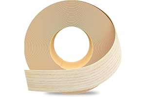 GSCIT Club Oak Edge Banding, 3 inch x 25ft roll of Veneer Edge Banding Preglued Flexible, Real Wood Tape Banding Plywood