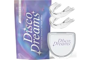 CUSTMBITE Disco Dreams 2 Pack Custom Fit Night Guard - Get Instant Relief from Teeth Clenching & Grinding, at Home Nightguard Fitting Experience, Dentist Quality Night Guard (Adult Clear)