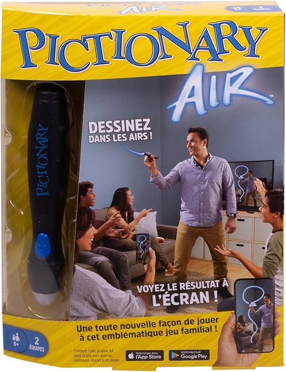 Pictionary Air GJG13 Board Game and Drawing in the Air with Screen