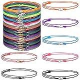 Yinkin 18 Pcs Boho Surfer Bracelet Anklet