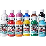 Sargent Art Acrylic Paint, 12 Count x 8 Ounce, Assorted Colors, Non-Fading, Rich Vivid Pigments, Brilliant Matte Finish, Fast