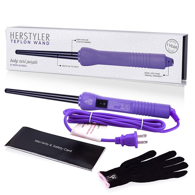 skinny wand curling iron