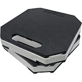 SnapPad StakPad RV Leveling Blocks &ndash; Precise Fit for Class A, B &amp; C Motorhomes, Fifth Wheels, Travel Trailers &amp; More &ndash; 12x12&rdquo; &ndash; Bigger Surface Area, More Stability &ndash; Pack of 2 Leveling Blocks for RVs