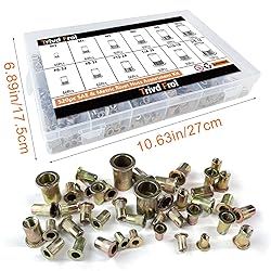 Trivd Frol Rivet Nut Tool Kit, 520pcs SAE & Metric