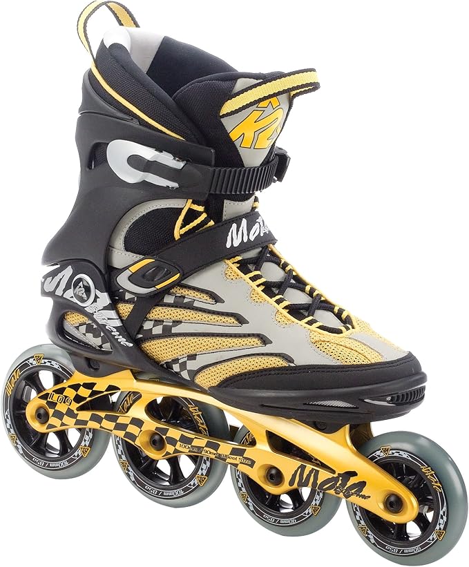 K2 Moto Extreme Men's inLine Skates (Yellow, Size 5
