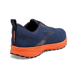Brooks Revel 5 Titan/Peacoat/Flame 8 D