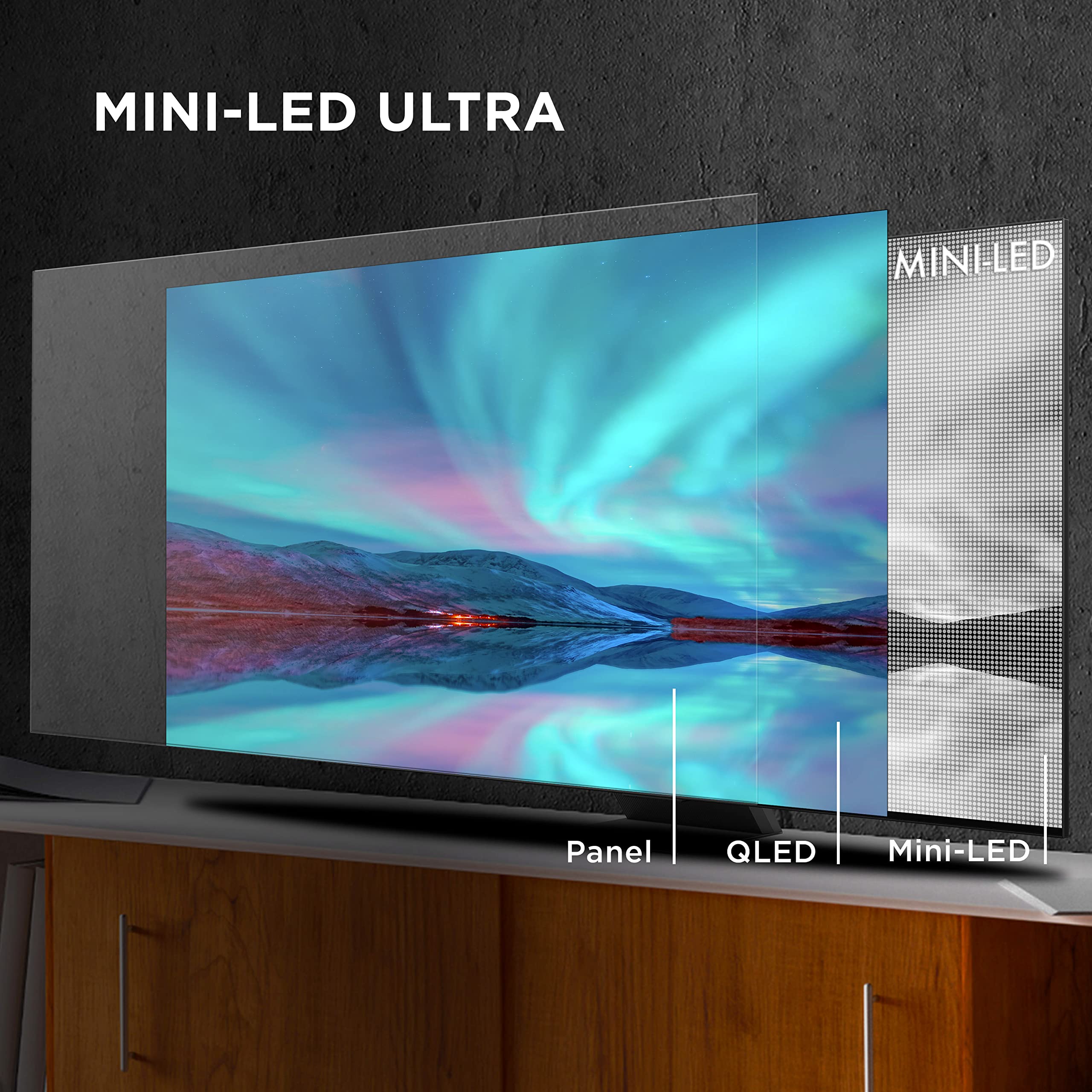 TCL 85-Inch QM8 QLED 4K Smart Mini LED TV With Google (85QM850G, 2023 ...