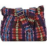 Casual Large Durable Fabric CrossBody Hobo Shoulder Messenger Travel Purse Wallet Handbag Tote Bag