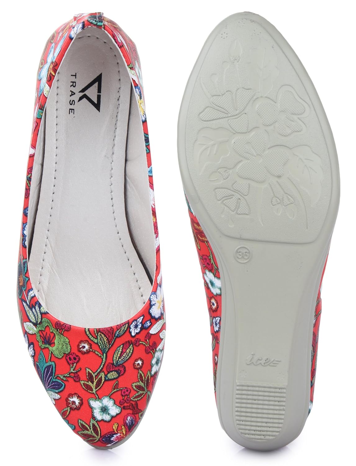 trase florence ladies / women wedges ballerinas