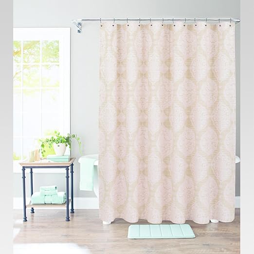 Amazon Com Threshold Pink Moroccan Medallion Shower Curtain 72in