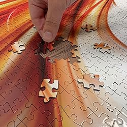 Ambesonne Abstract Jigsaw Puzzle, Modern