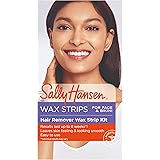Sally Hansen Hair Remover Wax Strip Kit for Face & Bikini, Pack of 1