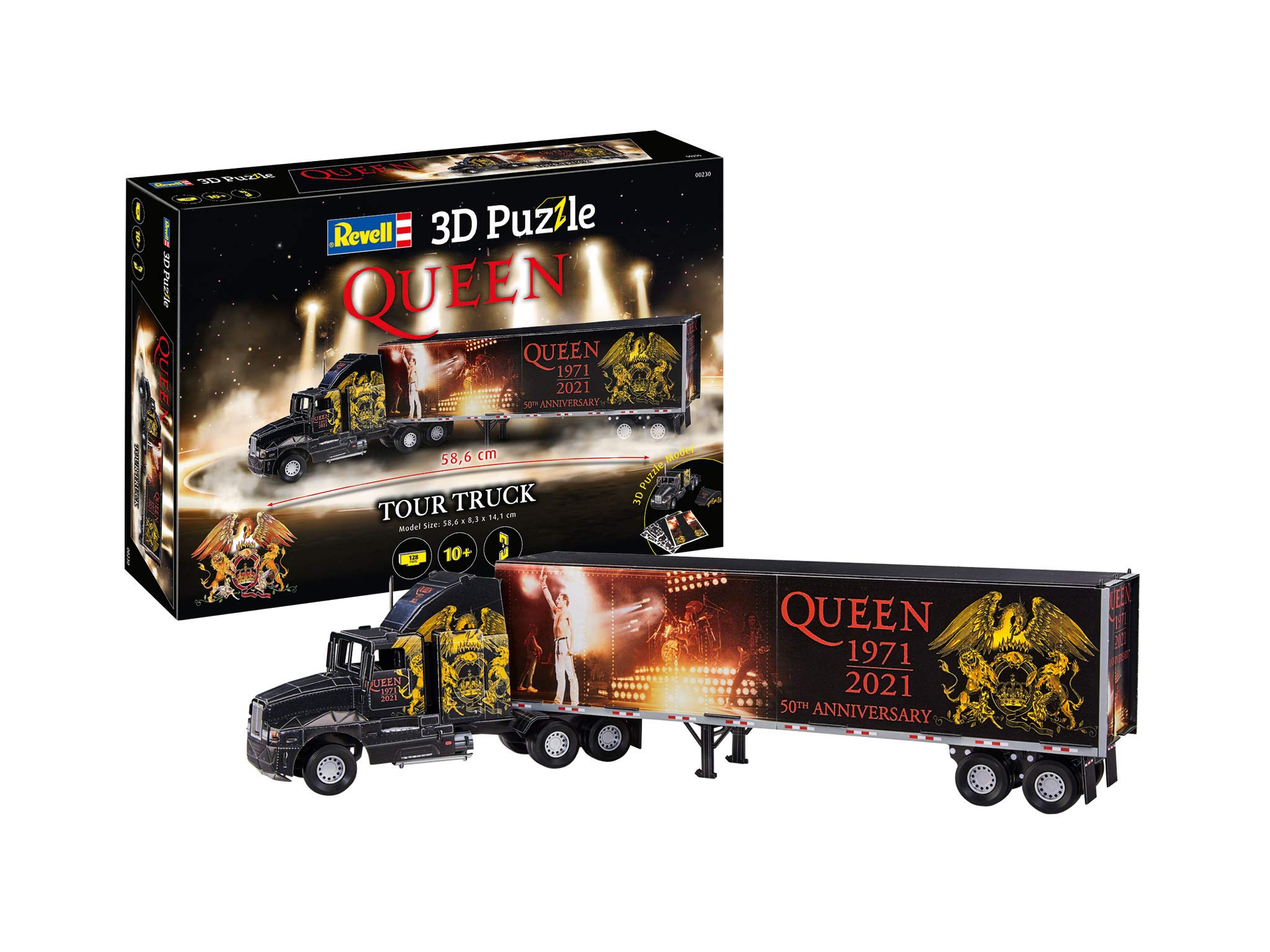 Revell 00230 QUEEN Tour Truck - 50th Anniversary 3D Puzzle