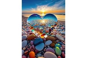 JOZUTOYZ Jigsaw Puzzles for Adults 1000 Pieces, Love Pebbles Beach Puzzle, Impossible Difficult Hard Fun 1000 Piece Jigsaw Puzzles for Adults