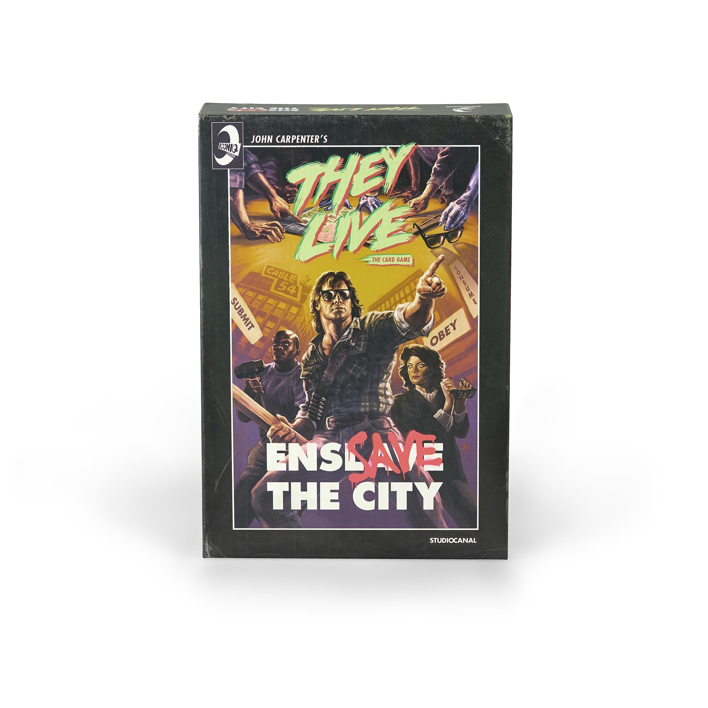 Iconiq Studios They Live The Card Game fun Roddy Piper Officially Licensed Intense social deducation hidden enemy