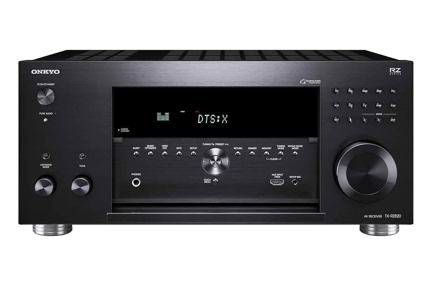 Amazon.com: Onkyo TX-RZ820 THX-Certified 7.2-Channel 4K Network A/V  Receiver: Electronics