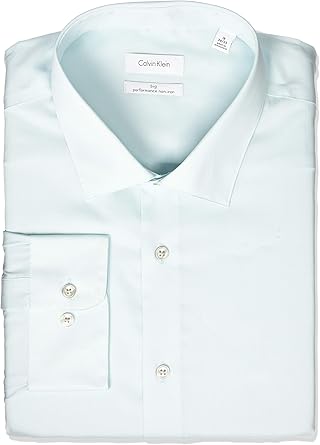 calvin klein men's white dress shirt