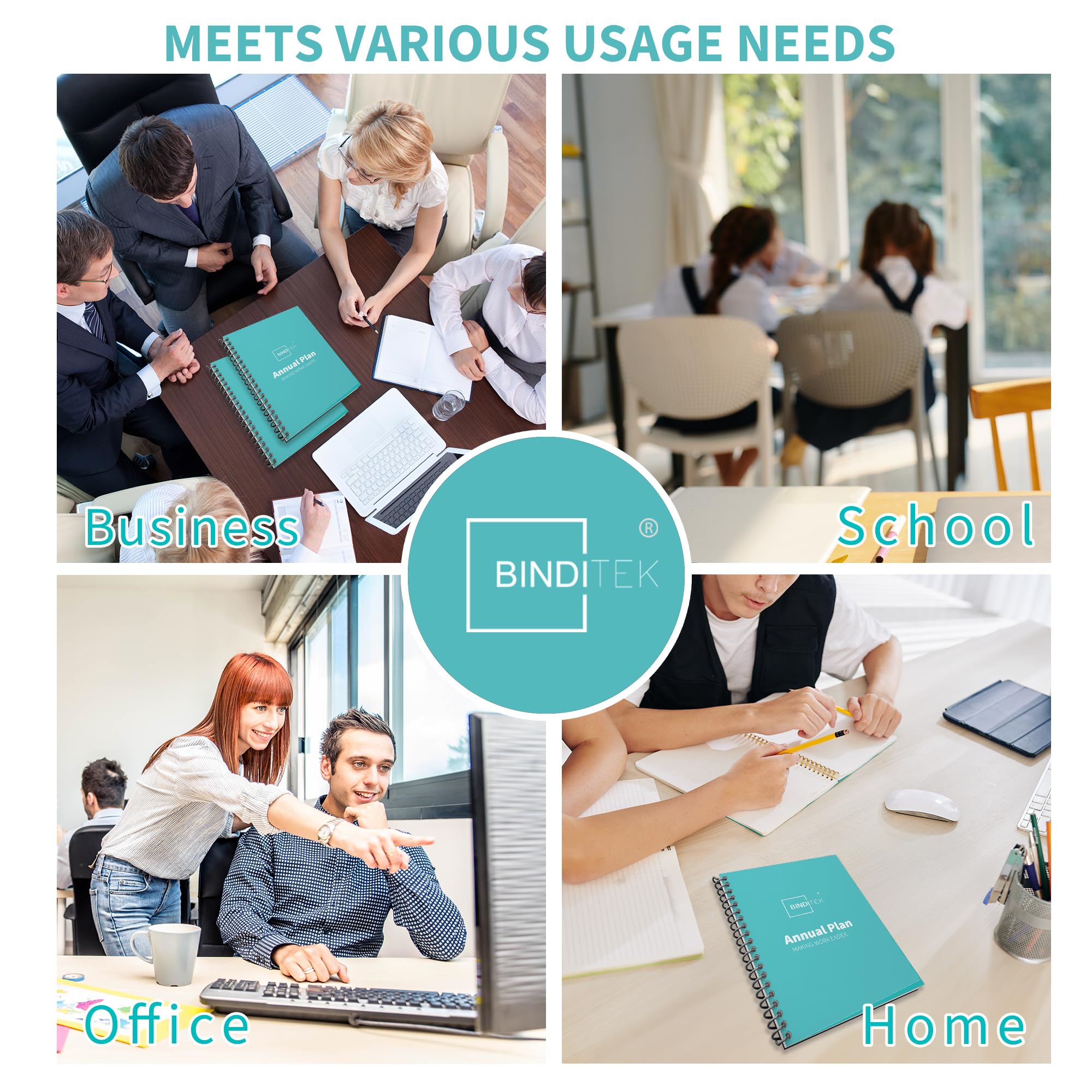 Watch Binditek 50 Pack 8 Mil PVC Binding Covers,8-3/4 X 11