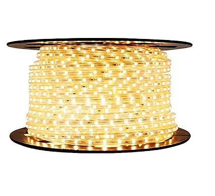 D'Mak Water Proof 85 METER LED Rope Light Color: Warm White with Adapter - | warm white rope light | | pop rope led lights ceiling |