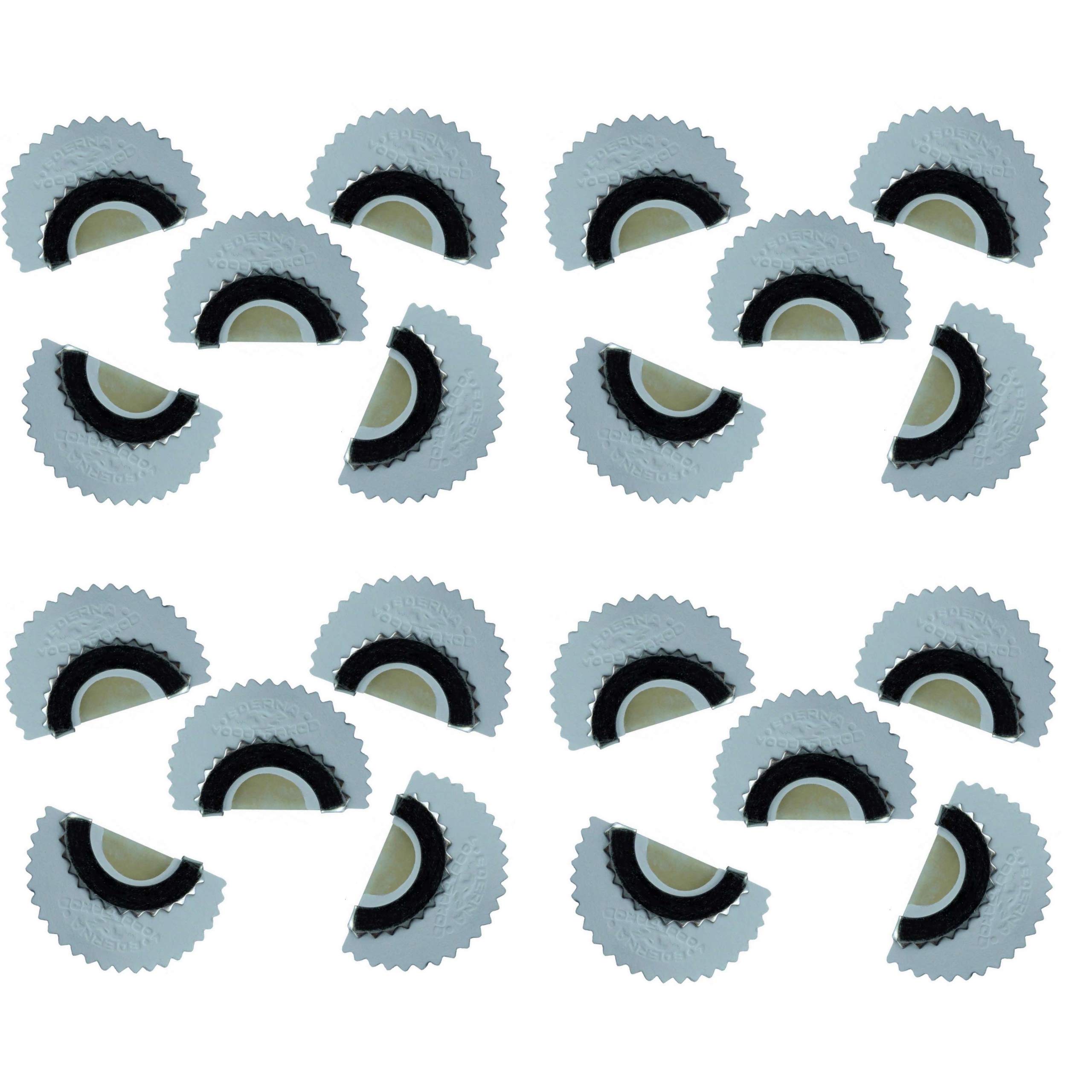 Ederna Whistle, 20x Imitation Bird Piper Nightingale Flute - White, Gold, Musical Instrument for Bird Lovers