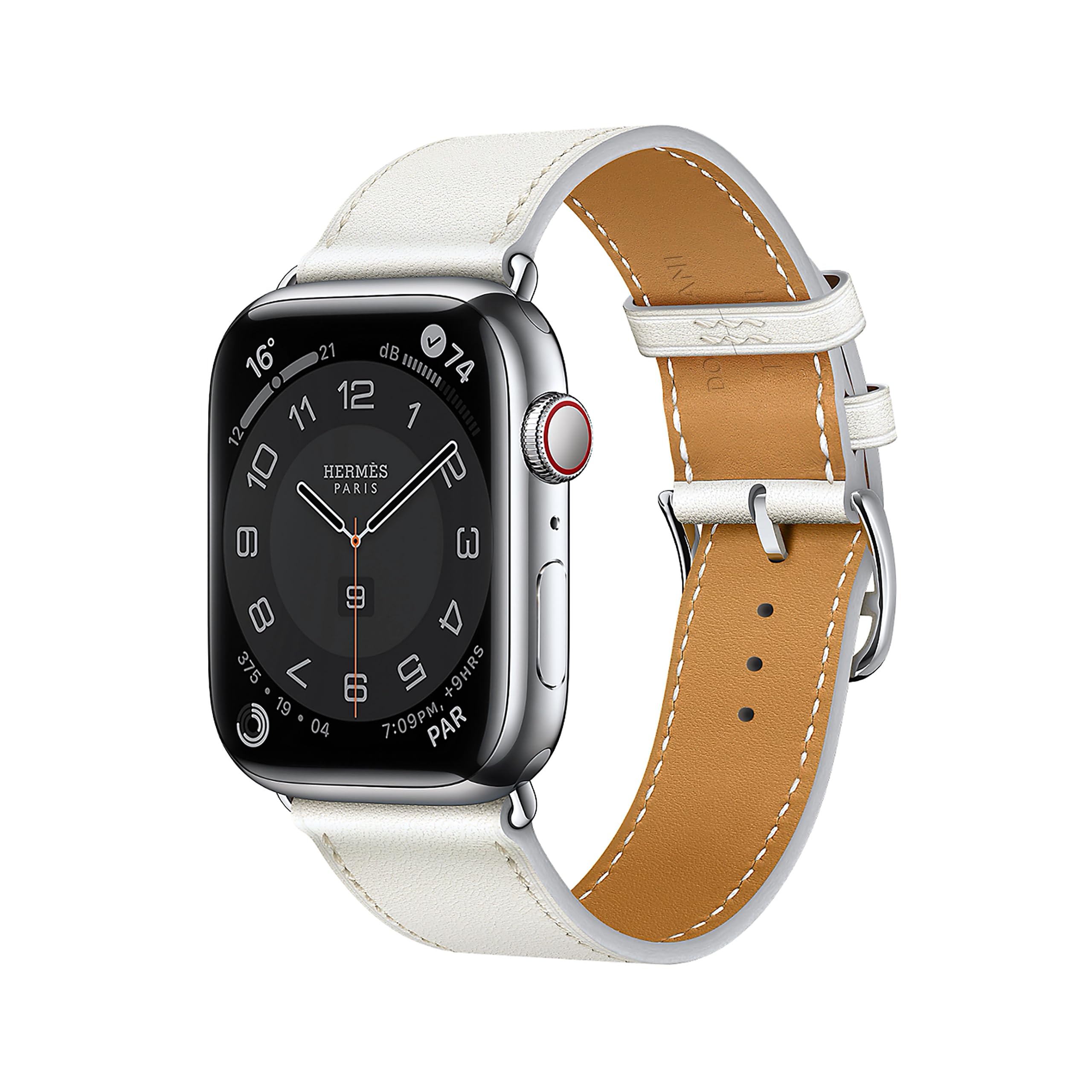 DONEGANI LB1 for Apple Watch Strap Ultra 2 Se 10 40mm 44mm 46mm 42mm 45mm 41mm 38mm 49mm Series 10 9 8 7 6 5 4 3 Band Women Men Leather White