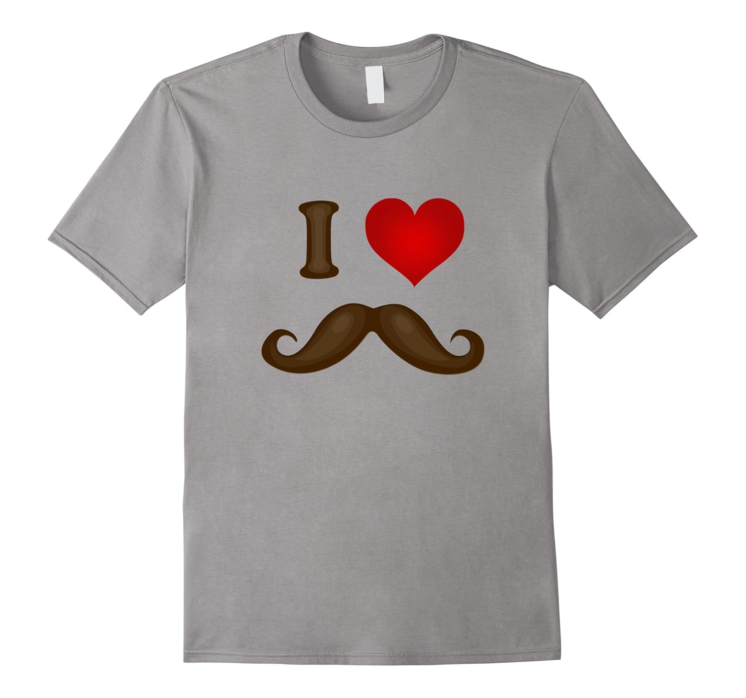 I Love Mustache T-shirt-ANZ