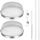 Caravista RV Furnace Vent Screen - Heavy-Duty Stainless Steel RV Heater Vent Cover with Installation Tool - Flying Mesh Cover