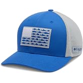 Columbia Unisex Adult Pfg Fish Flag Mesh Ball Cap