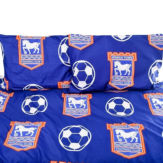 Ipswich Town FC Double Duvet Set Amazon.co.uk Sports & Outdoors