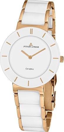 Jacques Lemans Reloj Analógico para Mujer de Cuarzo con ...