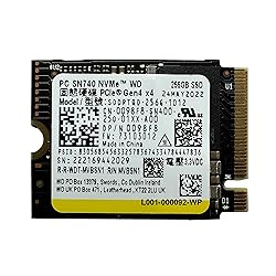 WD SN740 256GB SSD M.2 2230 30mm NVMe PCIe 4.0 Gen