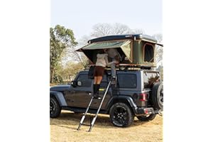 BAMACAR Naturnest Rooftop Tent Hard Shell, Naturenest Roof Top Tent Camping, Nature Nest Roof Top Tent Hardshell Rooftop Tent For Jeep Van SUV Truck Car Tents For Camping SUV Tent Car Roof Tent Camper