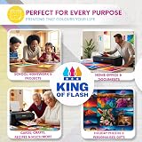 KING OF FLASH T0715 Ink Cartridges for Epson SX218 SX415 SX515W SX200 SX100 S21 view 4