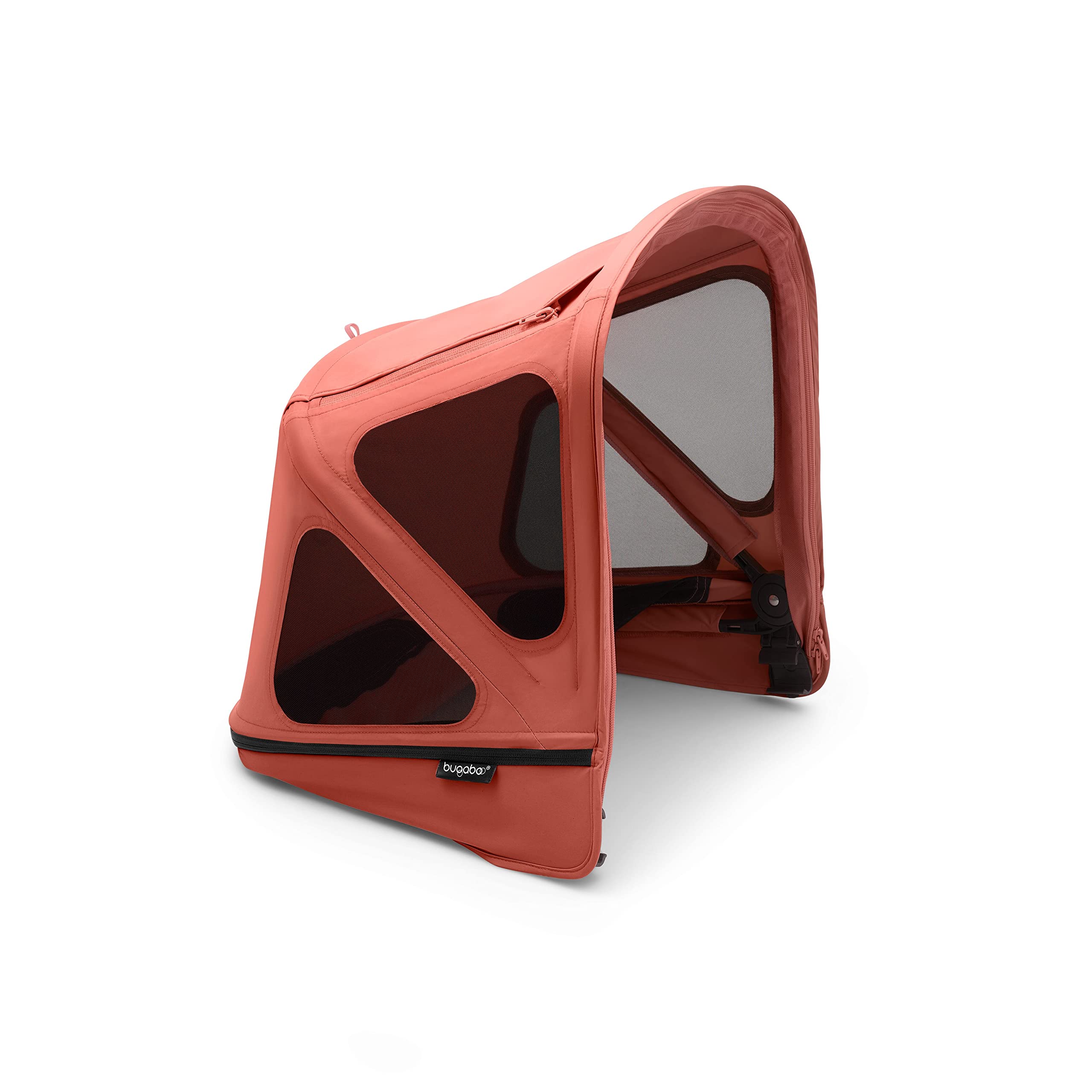 Bugaboo Donkey Breezy Sun Canopy, Extendable for Extra Coverage and Optimal Sun Protection, Water Repellent, Compatible with All Bugaboo Donkey Pushchairs, Sunrise Red