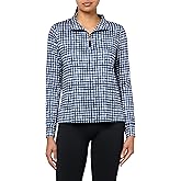 Stella Parker Womens Performance 1/2 Zip Polo Pullover – UPF 50+, Stretch Fabric, Inner Arm Mesh Inserts