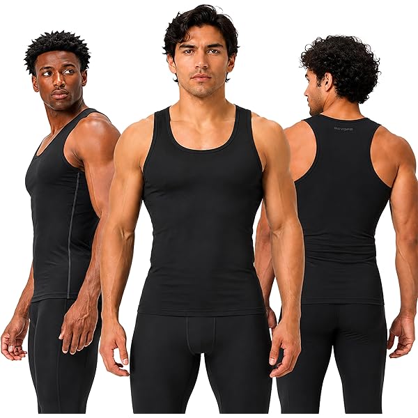 トップス ASKYY /DOCKING SHIRTS /SEPARATED TANKTOP Amazon.com: DEVOPS 3 Pack Men's Muscle Dry Fit Compression Tank