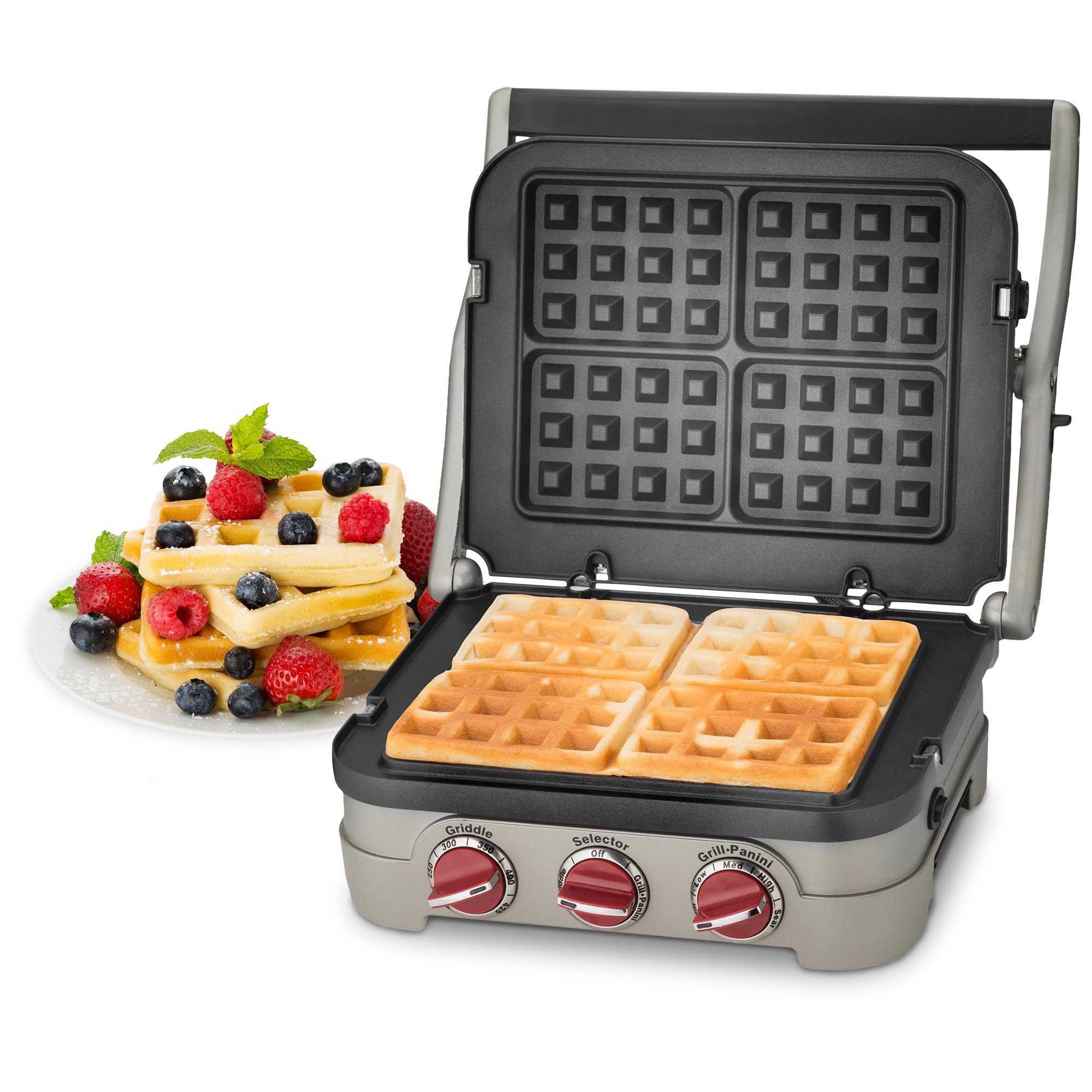 Kitchen Maestro Griddler Waffle Plates for Cuisinart Griddler