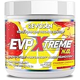 Evogen EVP Xtreme NO - Pre Workout Powder for Men & Women | Sugar Free Preworkout with Beta Alanine, Creatine, and Caffeine for Energy & Pump | Strawberry Lemonade | 40 Servings