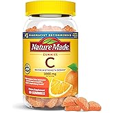 Nature Made Maximum Strength Dosage Vitamin C 1000mg per Serving, Immune Support Vitamin C Gummies for Adults, 80 Gummies, 20 Day Supply