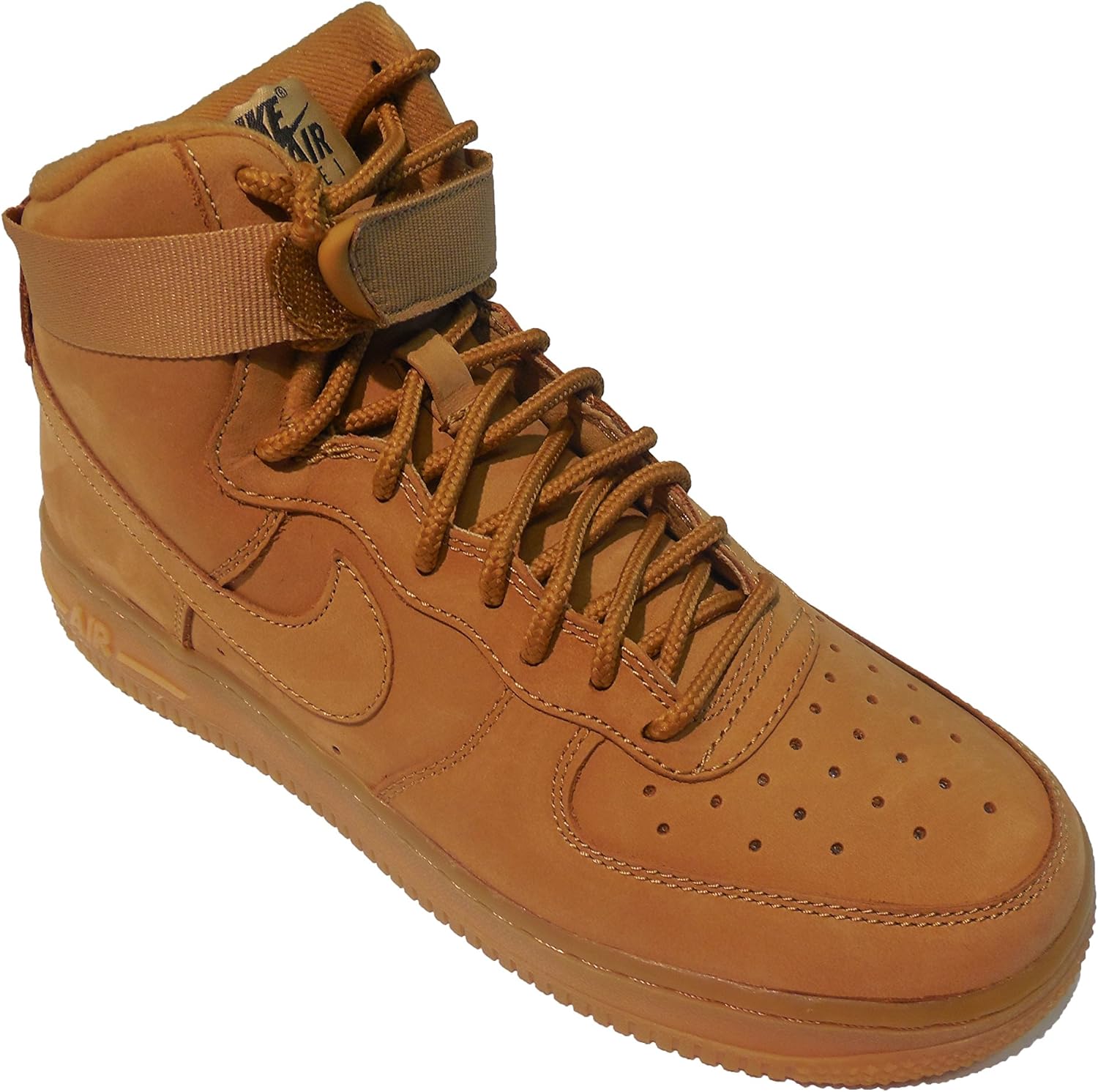 Amazon.com: Nike Air Force 1 High Lv8 Gs Wheat Flax Gum 807617-200 (6.5Y): Shoes