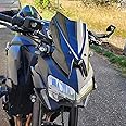 Midimttop for Ka-wa-sa-ki Z900 Z-900 2020 2021 2022 2023 2024 Windscreen Windshield Fairing Wind Visors Z-900 Wind Screen Deflector Z 900 20 21 22 23 24 Accessories (Smoke)