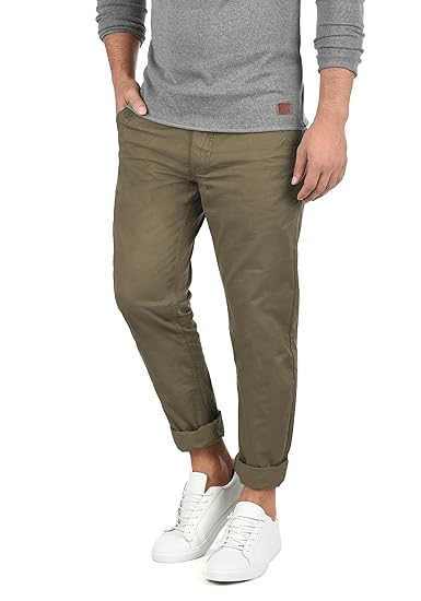Blend Tromp Herren Chino Hose Stoffhose Aus 100% Baumwolle Regular Fit