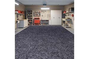 Evercomfy Garage Floor Mat, 5"x6" Waterproof Mat with Non-Slip Backing, Reusable Absorbent Surface, Easy Clean Floor Protecto