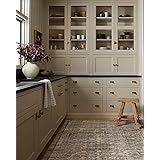 LOLOI Chris Loves Julia Jules Collection JUL-09 Ink/Terracotta 7'-6'' x 9'-6'' Area Rug