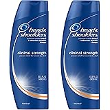 Head & Shoulders Clinical Strength Dandruff and Seborrheic Dermatitis Shampoo 13.5 Fl Oz (Pack of 2)