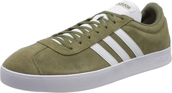 adidas vl court 2 leather trainers mens