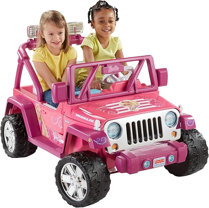 power wheels pink barbie jeep